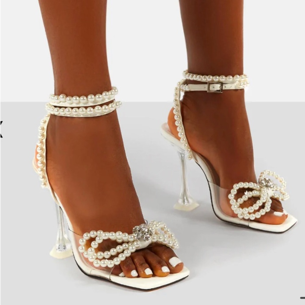 Public Desire pearl heels